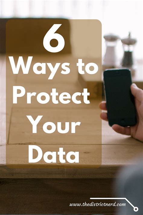 Six Ways To Protect Your Data The District Nerd