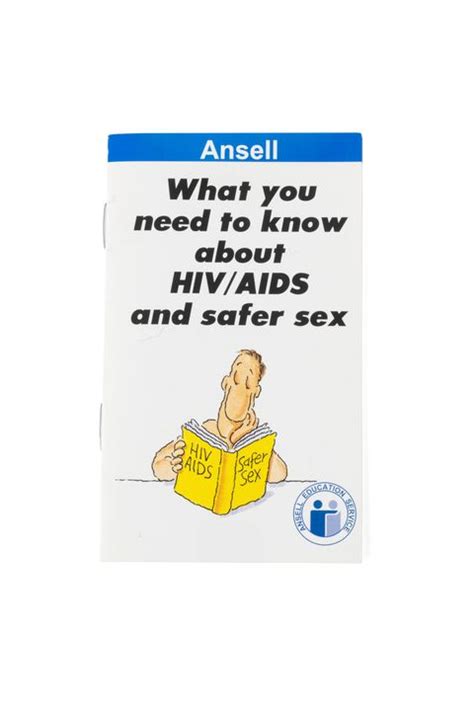 Leaflet On Hivaids By Ansell International Pty Ltd Maas Collection