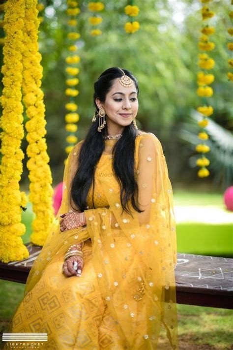 The Prettiest Yellow Lehengas We Spotted For You To Consider For Your Haldi In 2020 Yellow