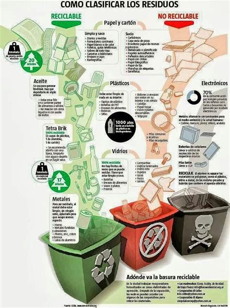 C Mo Separar La Basura Reciclaje Salud Y Medio Ambiente Componentes
