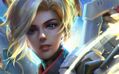 1920x1200 Overwatch The Mercy 1080p Resolution Hd 4k Wallpapers Images