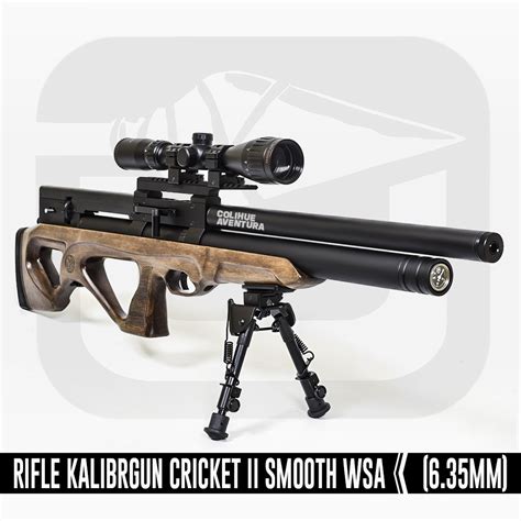 Rifle PCP KalibrGun Cricket II Smooth WSA Cal 6 35mm Colihue Aventura