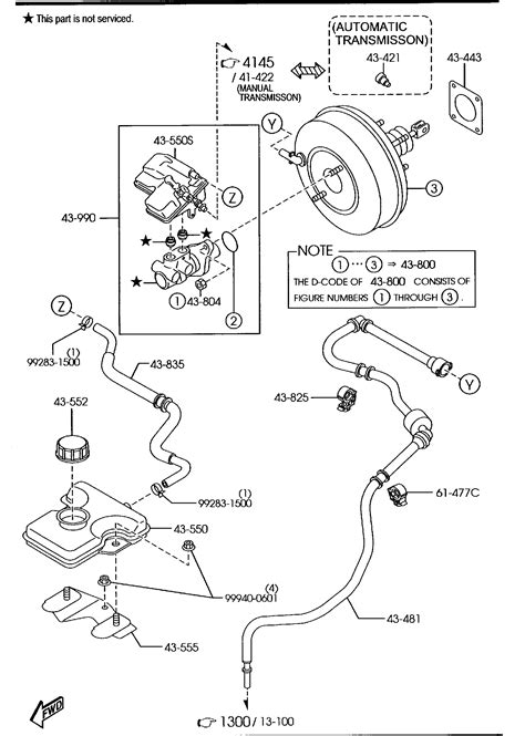 Diagram Brake Master Cylinder And Power Brake For Your Mazda Cx 5