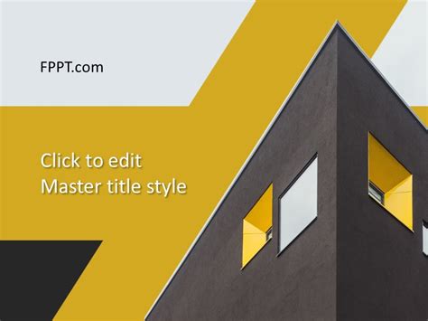 Free Architecture Concept Powerpoint Template Free Powerpoint Templates