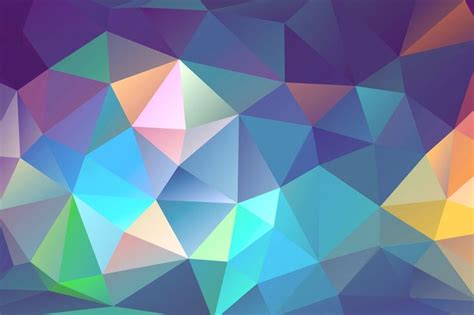 An Abstract Colorful Background Consisting Of Triangulars And Triangles