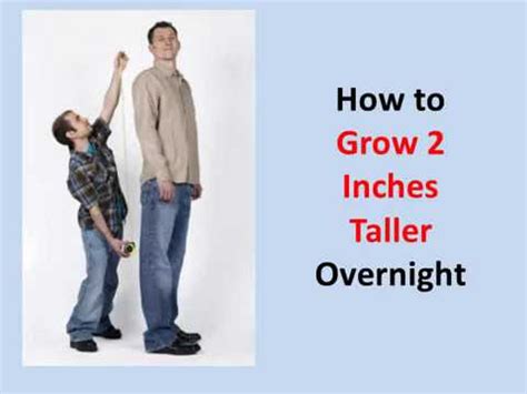 How To Grow Inches Taller Overnight Guaranteed Youtube