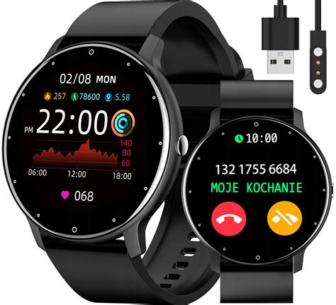 Zegarek Smartwatch Sms Kroki Puls Polskie Menu 12993398492 Allegropl