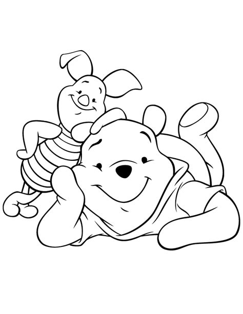 Winnie is coloring easter egg. Piglet Coloring Pages - Best Coloring Pages For Kids