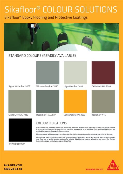 Sika Epoxy Flooring Color Chart Flooring Guide By Cinvex