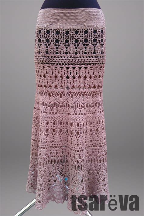 Crochet Skirt Mademoiselle Maxi Handmade Lace Women Boho Etsy