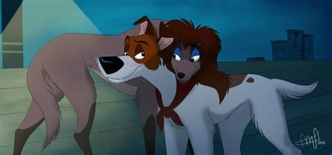 Rita And Dodger By AlleyHound Oliver And Company Dodgers Animated Movies