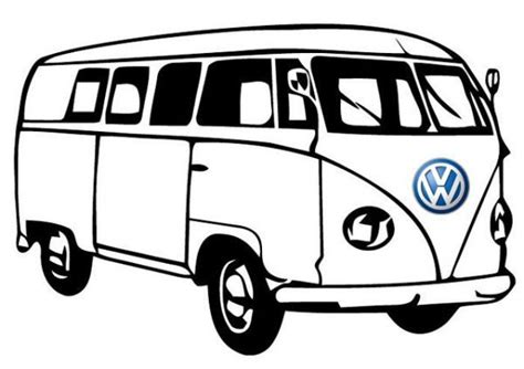 Vw Bus Coloring Pages Printable Pdf Vw Bus Vw