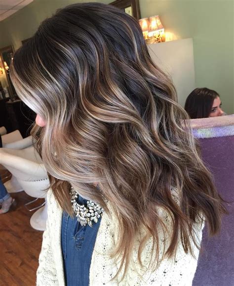 When choosing highlights for darker hair, keep in mind that the lighter you go, the stronger the contrast will be. 70 + Awesome Styles For Brown Hair With Blonde Highlights ...
