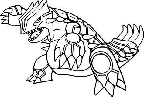 Coloriage Du Pokemon Groudon à Imprimer Sur Coloriage De Com