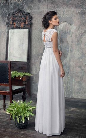 Empire Cap Sleeve Chiffon Dress With Pleats And Appliques 711355