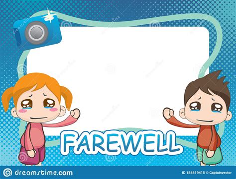 Girls Farewell Vector Illustration 7586352