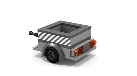 Lego® large creative brick box item: MOC Very simple LEGO mini trailer for car or truck ...
