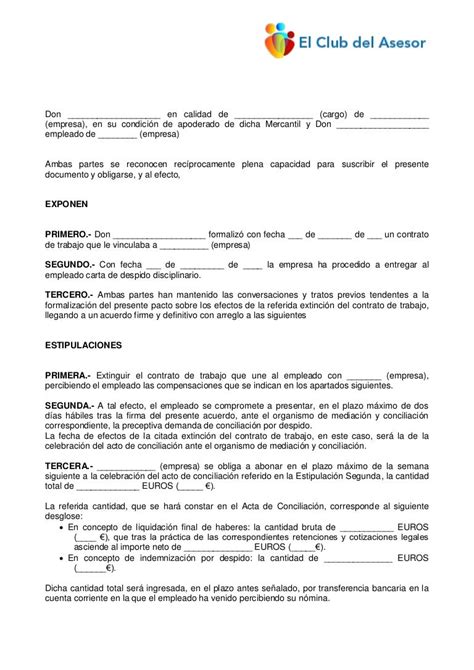 Carta De Despido Por Insubordinacion Kulturaupice