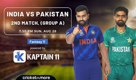 Asia Cup 2022, 2nd Match: India vs Pakistan - Cricket Match Prediction ...
