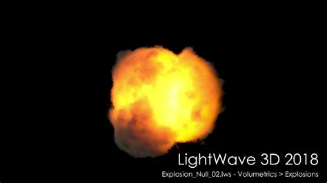 Lightwave 3d 2018 Explosion Null 02 Scene Rendered Youtube