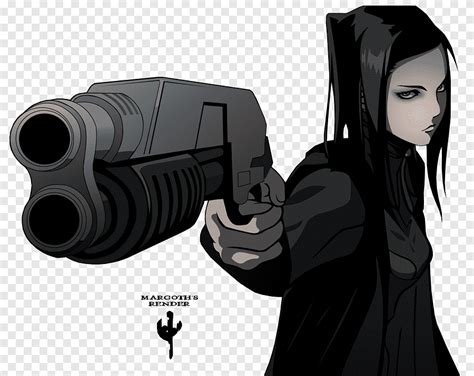 Re L Mayer Ergo Proxy K Resolution Anime P Deserted Black Hair Fictional Character Png
