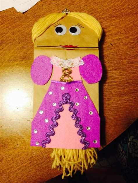 Paper Bag Princess Puppet For My Friends Pinterest