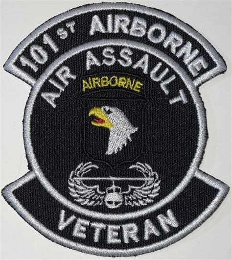 Us Army 101st Airborne Division Air Assault Veteran Patch Decal Patch