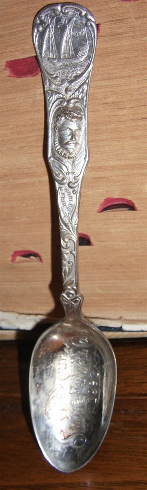 Antique Souvenir Spoon 1893 Worlds Fair Sterling Silver