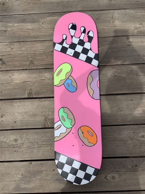 Painted Skateboard Custom Skateboard Decks Skateboard Art Design