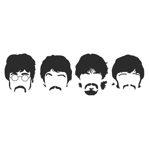 The Beatles Abbey Road Image Silhouette Help Silhouette Png Download