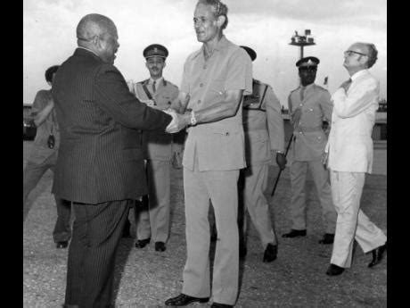 PHOTO FLASHBACK: Prime Minister of Lesotho, Chief Leabua Jonathan's visit to Jamaica, May 1974 ...