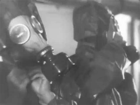 Women Gas Mask Hazmat Video