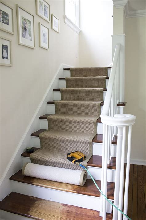 Measuring the stairs is the first, and, arguably, the most important part of star runner installation. Stair Runner DIY with Sisal Rugs Direct - Room for Tuesday ...