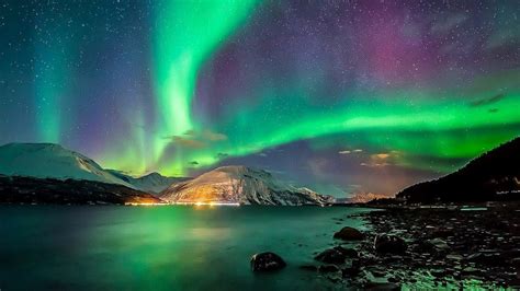 Las Auroras Boreales Del Norte Noruega