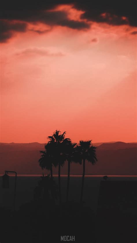 291332 Afterglow Horizon Sunset Red Orange Samsung Galaxy Note 4