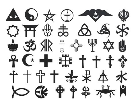 Religion Symbols 3d Model Cgtrader