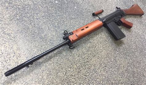 Ares L1a1 Slr With Wood Furniture Kit Rairsoft