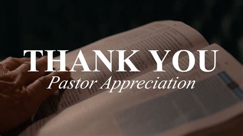 Thank You Pastor Appreciation Rypetv Worshiphouse Media