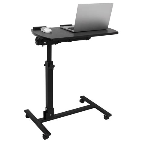 Foldable bamboo laptop desk adjustable height bed tr. ZENSTYLE Height Adjustable Rolling Laptop Stand over Sofa ...