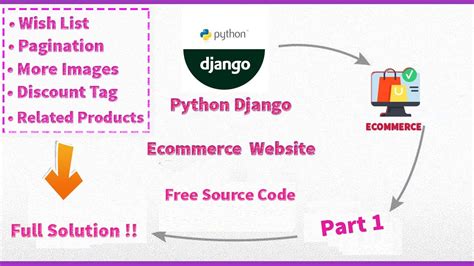 Python Django Ecommerce Website Fully Advanced Level Part Youtube