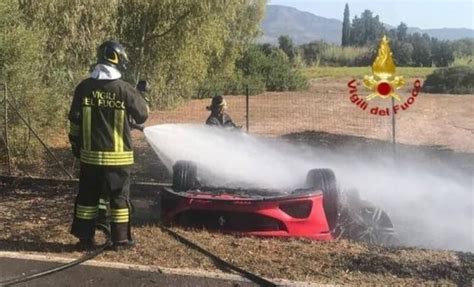 Deadly Collision Between Ferrari Lamborghini And Camper In Sardinia