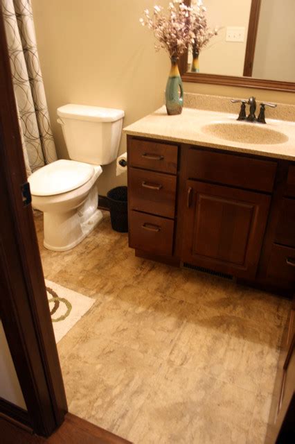 Luxury vinyl tile, or lvt, is exceptionally durable and affordable. Luxury Vinyl Tile (LVT) - Bathroom - Other - by Tudor ...