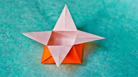 Origami Star Box How To Make Easy Origami Star Origami Easy Origami