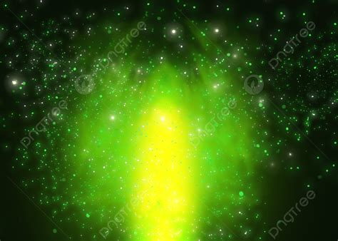 Green Glitter Magic Particle Background Particle Green Magic
