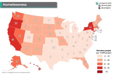 Homelessness In The United States Landgeist