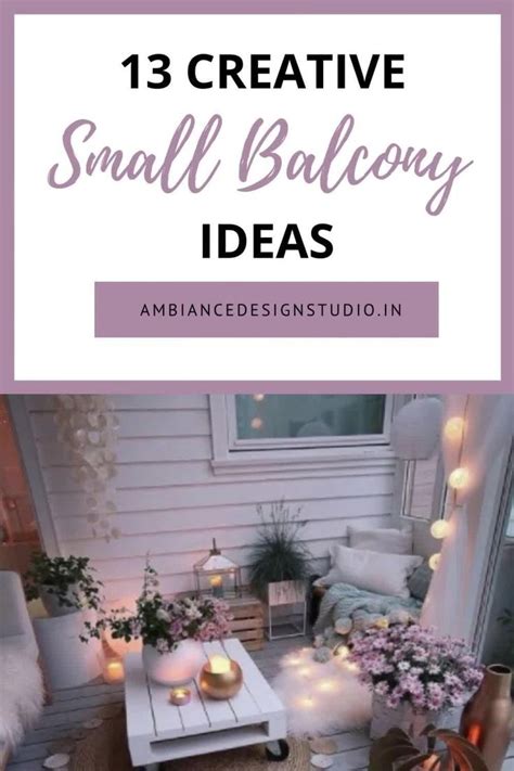 Creative Small Balcony Ideas To Glam Up Your Tiny Space Video Small