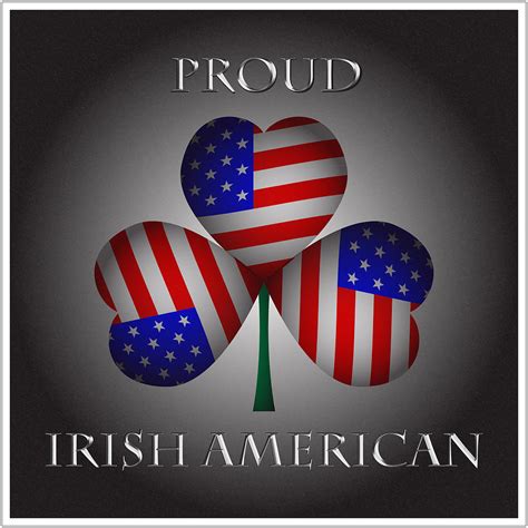 Proud Irish American Shamrock Digital Art By Ireland Calling Fine Art