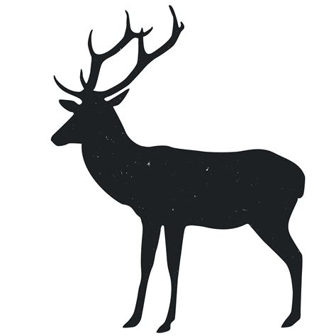 Reindeer Silhouette Animal Animal Silhouettes Png Download 3600