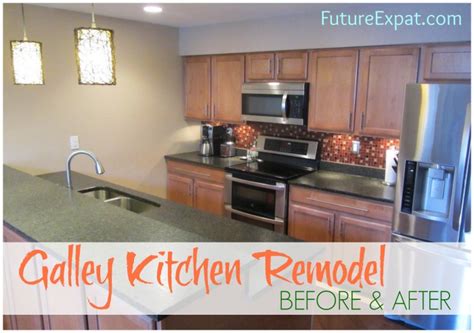 Galley Kitchen Remodel Before And After Pictures Future Expat