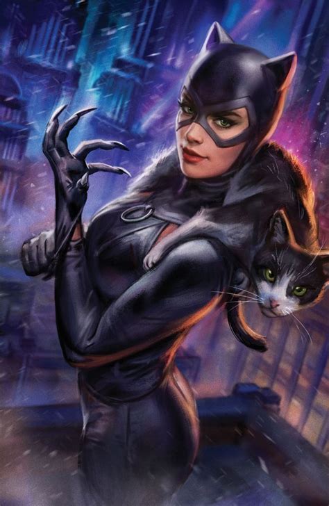 Notitle Dc Comics Artwork Catwoman Comic Dc Comics Art